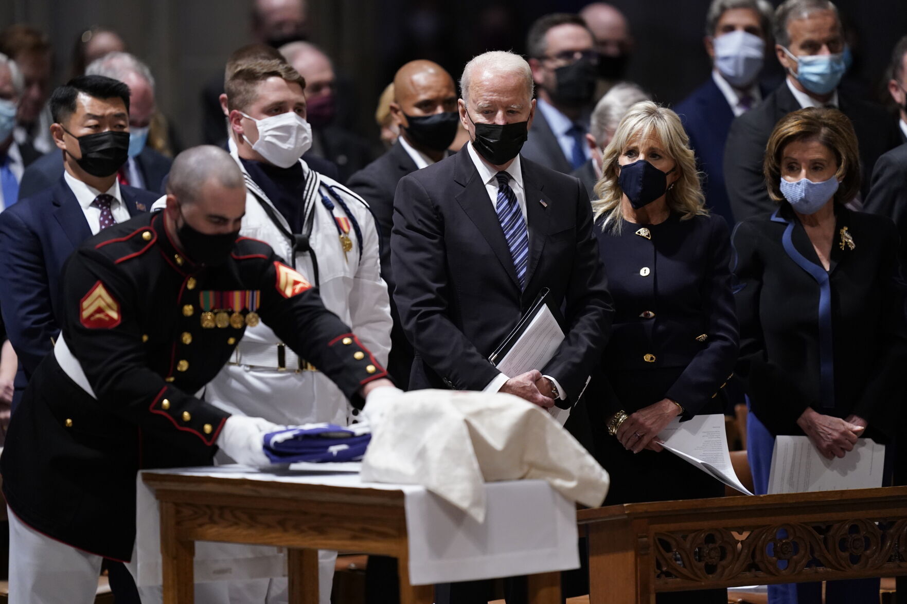 APTOPIX Warner Funeral